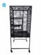 2×2×3 FT Foldable Bird Cage with Wheels - Image 6