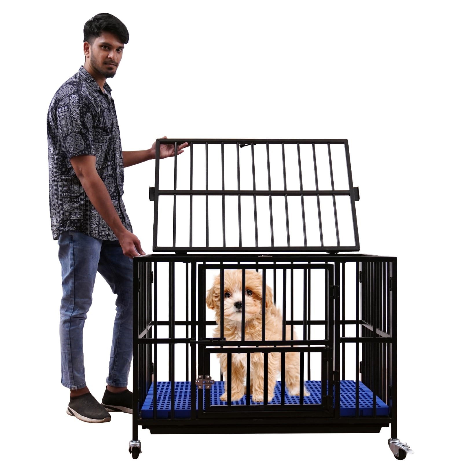 WhatsApp Image 2026-08-21 at 16.22.49 L3'/W2'/H2' Foldable type toy breed cage - Image 1