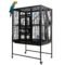 36" (L) x 24" (W) x 52" (H) Foldable Bird Cage with Wheels - Image 3