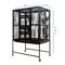 36" (L) x 24" (W) x 52" (H) Foldable Bird Cage with Wheels - Image 2