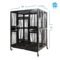 40" (L) x 32" (W) x 52" (H) Large Foldable Bird Cage with Wheels - Image 2