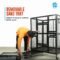 40" (L) x 32" (W) x 52" (H) Large Foldable Bird Cage with Wheels - Image 3