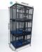 triple decker toy breed cage 38" Length × 26" Width × 84" Height foldable type - Image 2