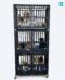 triple decker toy breed cage 38" Length × 26" Width × 84" Height foldable type